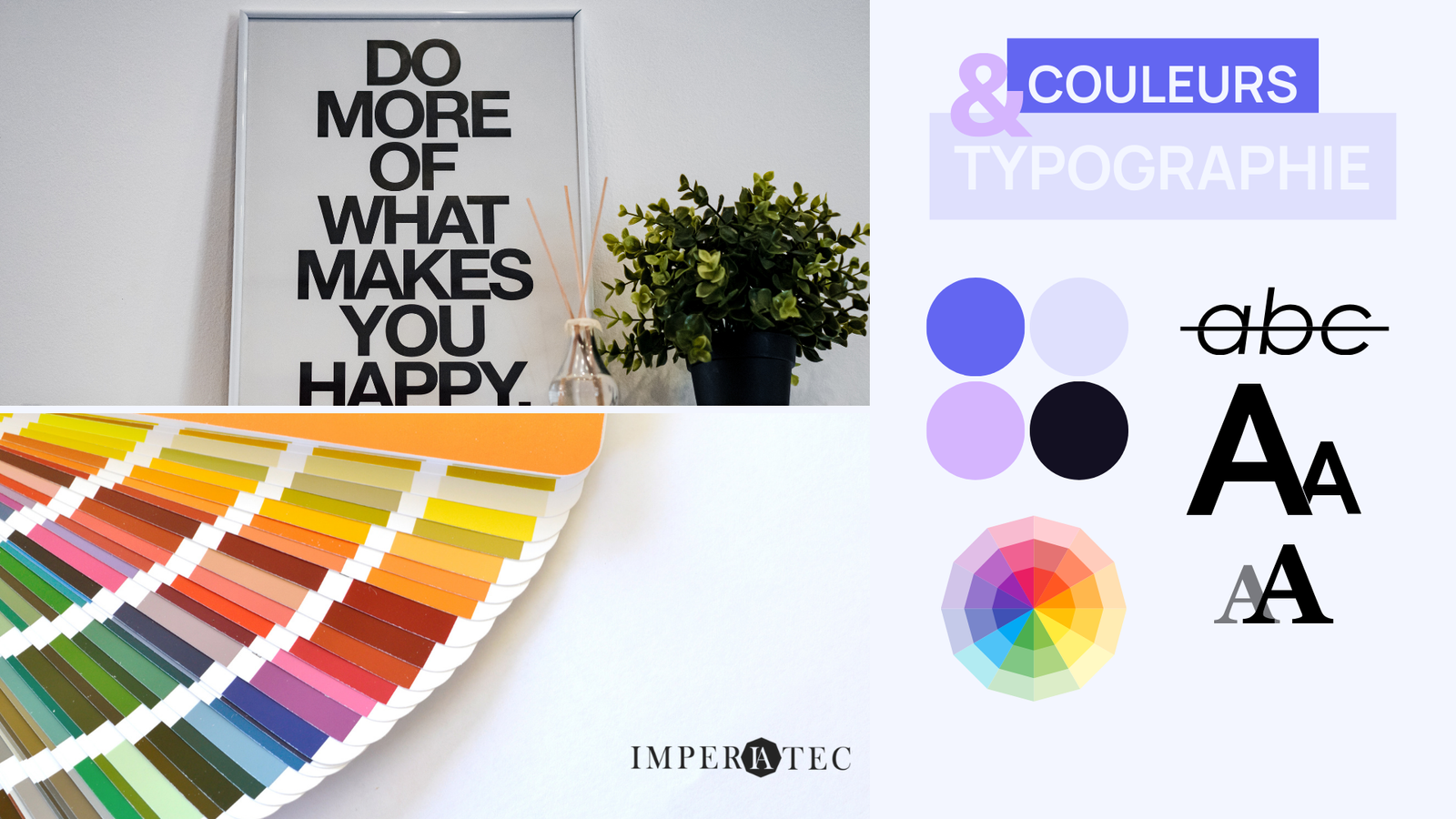 communication visuelle couleurs et typographie