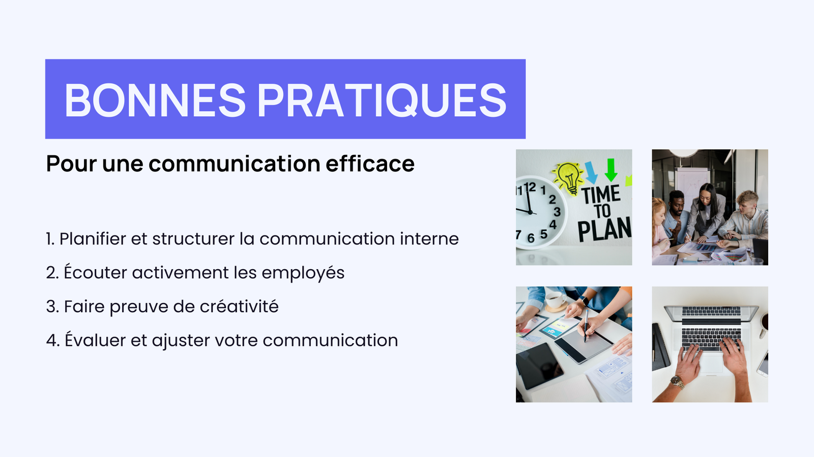 Communication interne bonnes pratiques